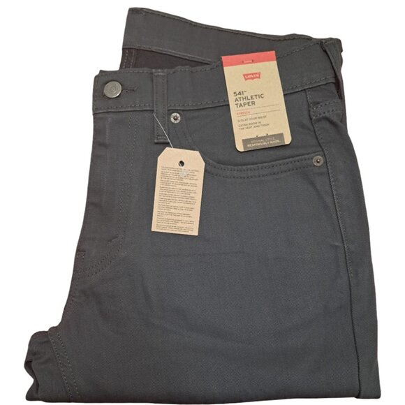 NWT Levi’s 541 Athletic Taper Men’s Jeans - Stretch - Black - Multiple Sizes - Picture 2 of 15
